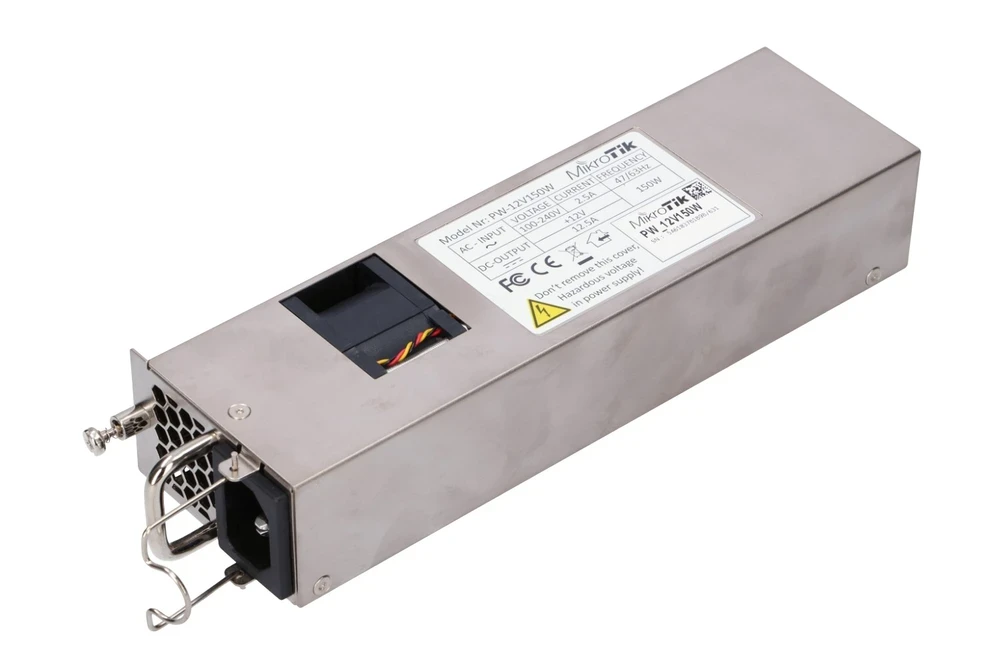 MikroTik 12POW150 Power Supply, Hot Swap, 12V, 150W dedicated for CCR1072-1G-8S+ aprašymas - Prekės nuotrauka