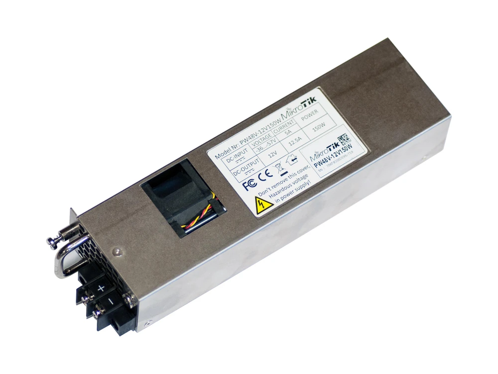 NET ACC PSU 48V 150W/PW48V-12V150W MIKROTIKAS aprašymas - Prekės nuotrauka