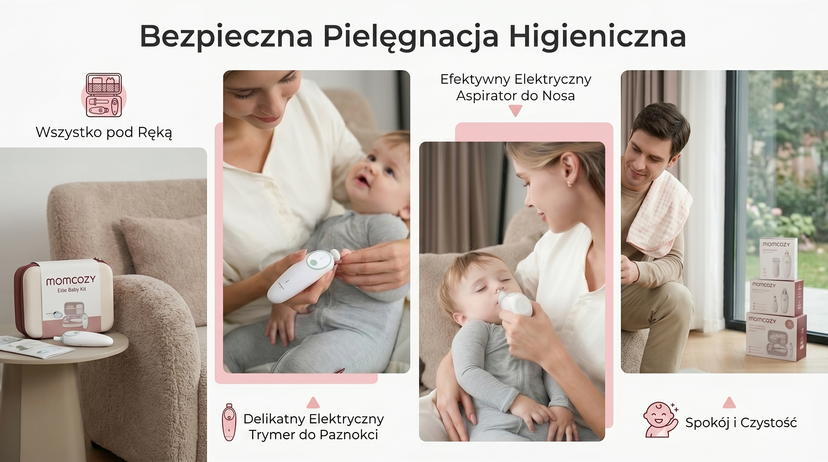 Momcozy VISKAS VIENAME ELITE KŪDIKIŲ RINKINYS aprašymas - Prekės nuotrauka