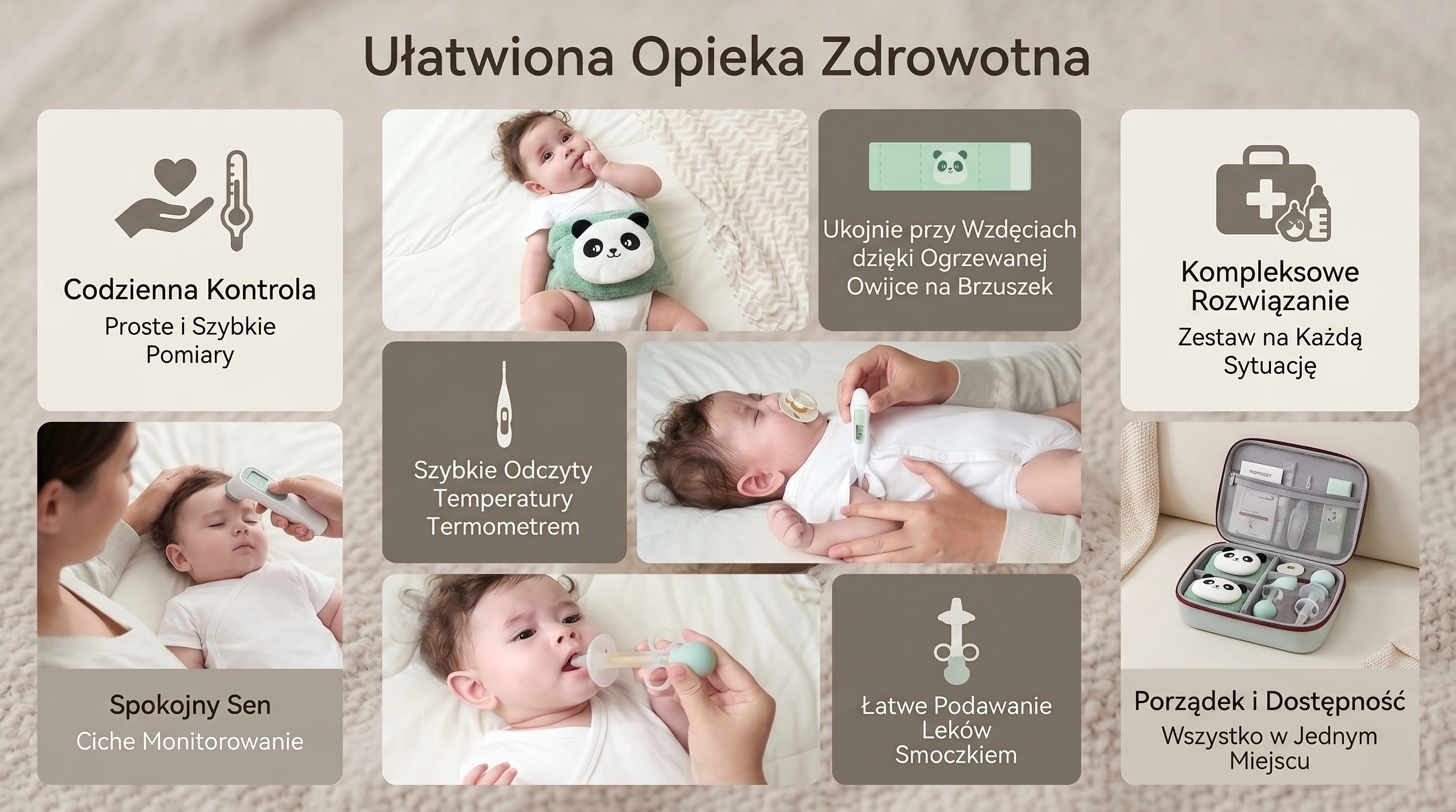 Momcozy VISKAS VIENAME ELITE KŪDIKIŲ RINKINYS aprašymas - Prekės nuotrauka