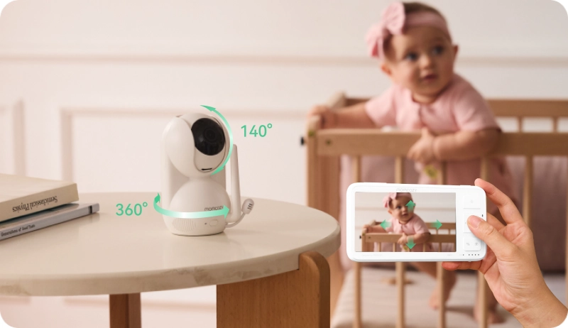 Niania Momcozy Momcozy BM03 Video Baby Monitorius | Mobili auklė | 5.5