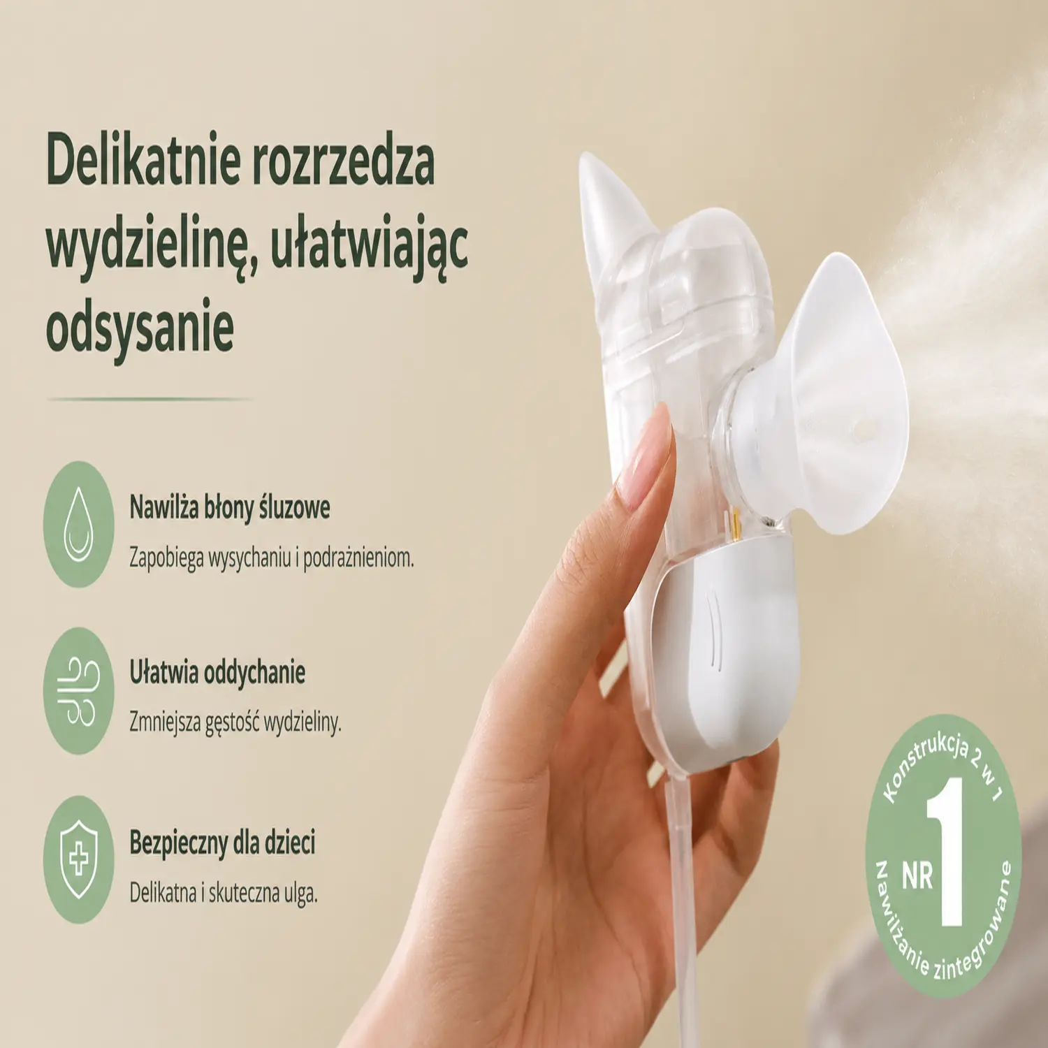 Momcozy BreezyClear Pro™ | Elektrinis nosies aspiratorius vaikams | 75 kPa aprašymas - Prekės nuotrauka