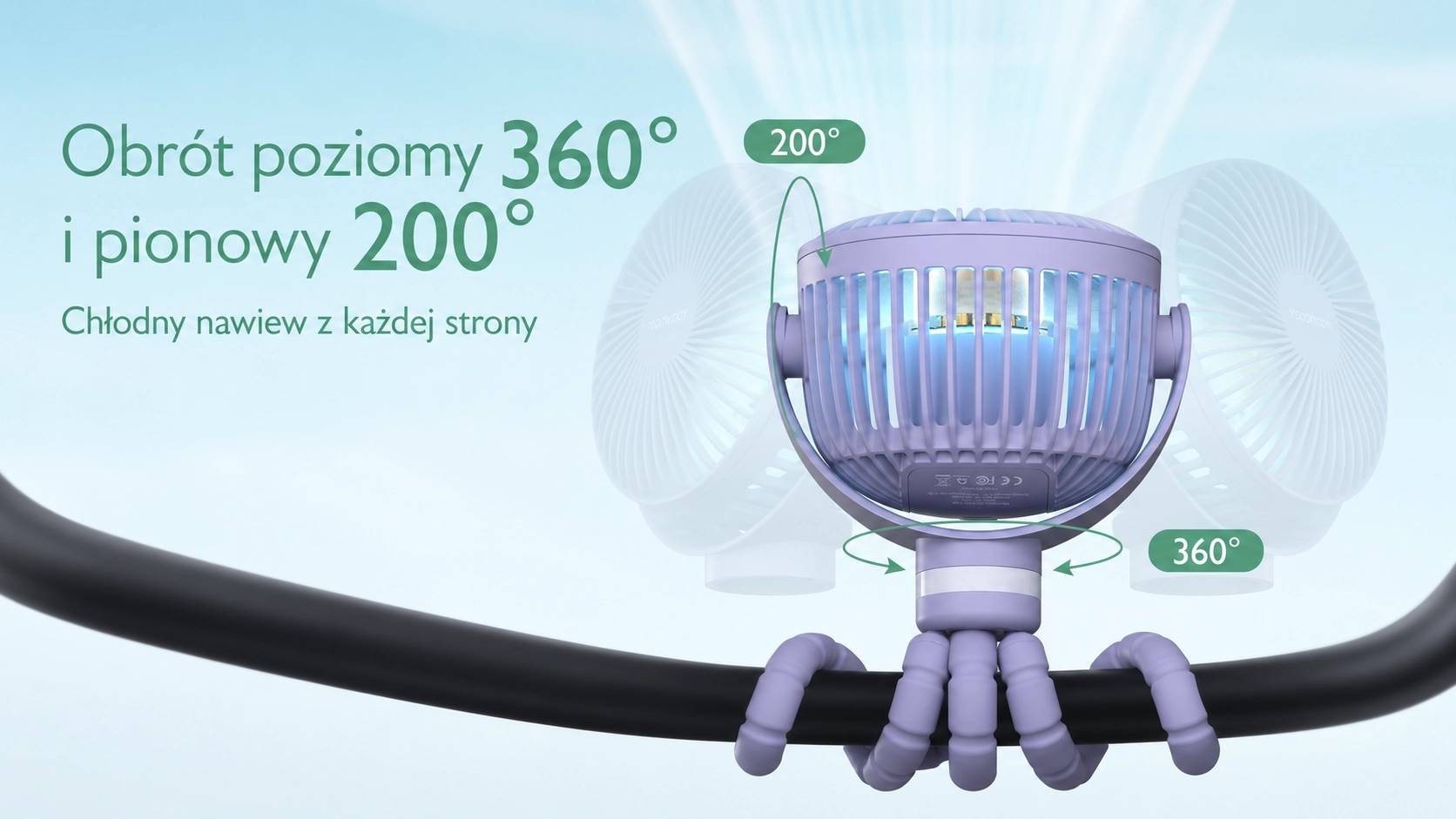 Momcozy Nešiojamas vežimėlio ventiliatorius violetinis aprašymas - Prekės nuotrauka Momcozy Nešiojamas vežimėlio ventiliatorius violetinis aprašymas - Prekės nuotrauka