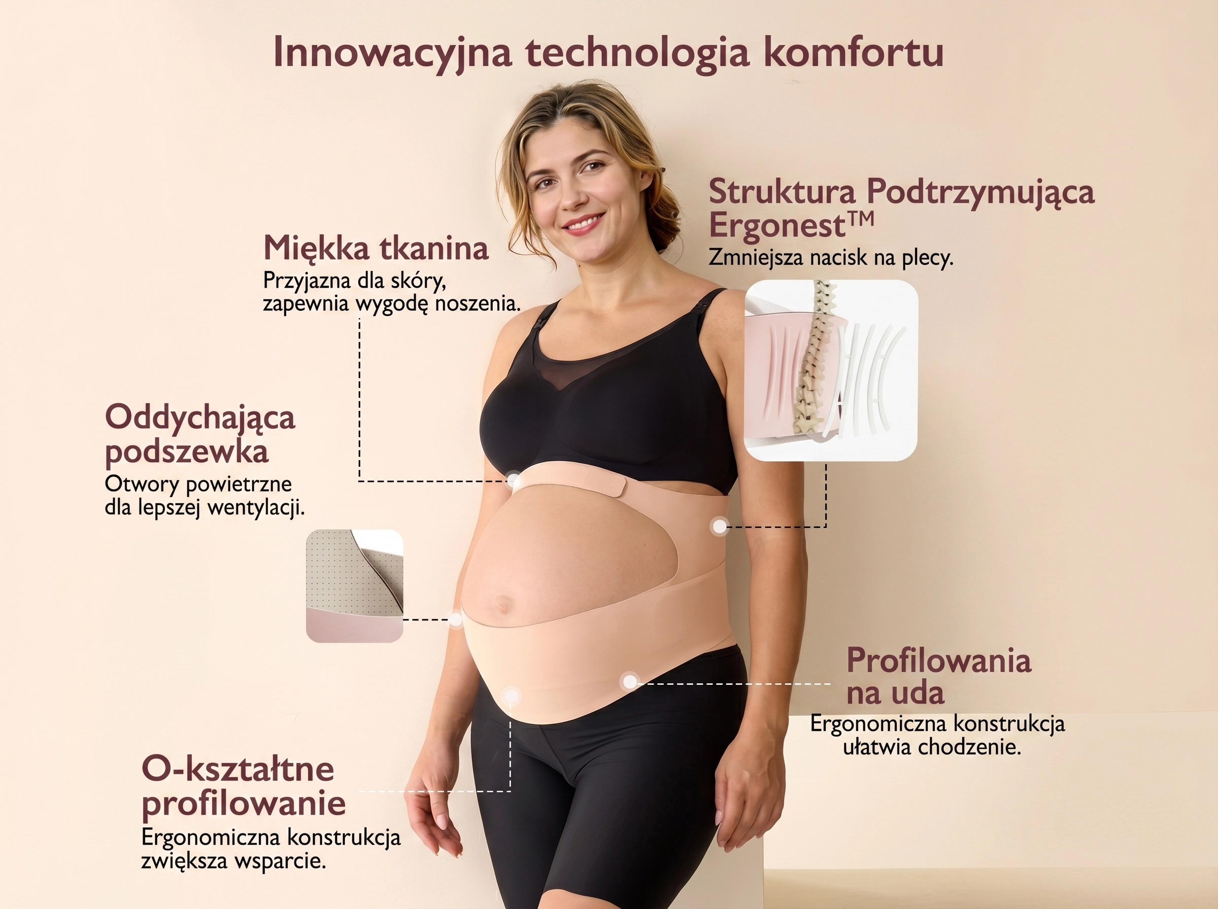 Nėštumo diržas Momcozy Nėščiosios pilvo juosta odai L aprašymas - Prekės nuotrauka Nėštumo diržas Momcozy Nėščiosios pilvo juosta odai L aprašymas - Prekės nuotrauka
