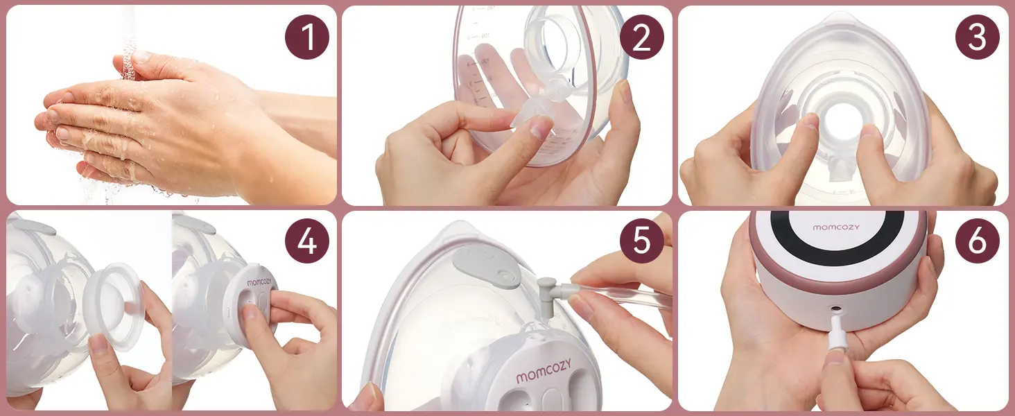 Momcozy V1 Touchless Breast Pump, Hospital Grade aprašymas - Prekės nuotrauka