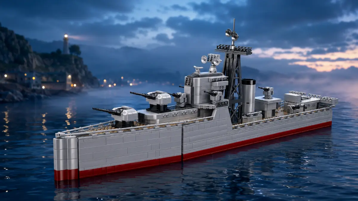 Mould King Mould King Battle-Class Destroyer 10133 | Rinkinys klocków | 1815 dalys aprašymas - Prekės nuotrauka