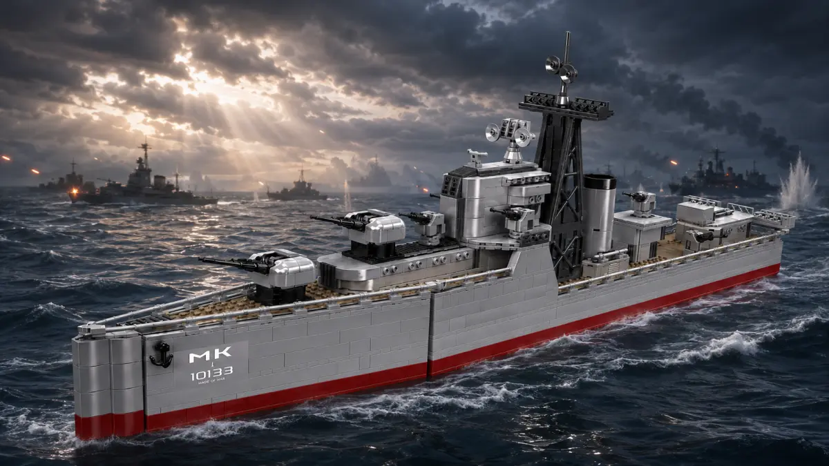 Mould King Mould King Battle-Class Destroyer 10133 | Rinkinys klocków | 1815 dalys aprašymas - Prekės nuotrauka