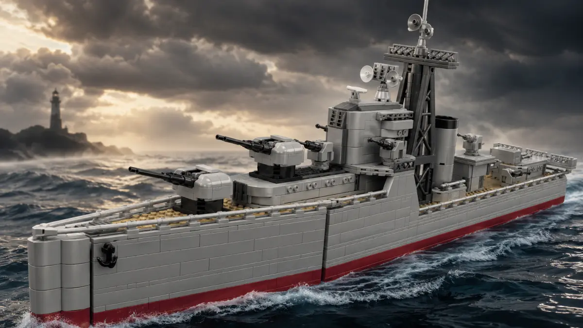 Mould King Mould King Battle-Class Destroyer 10133 | Rinkinys klocków | 1815 dalys aprašymas - Prekės nuotrauka