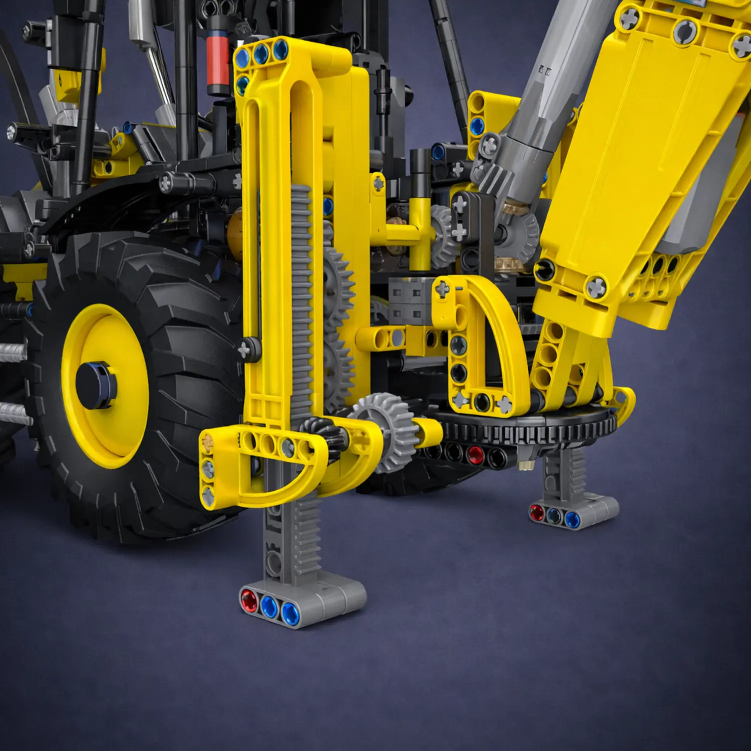 Mould King Technic 17036 BULDOŻER KOPARKA Rinkinys DO UŁOŻENIA aprašymas - Prekės nuotrauka