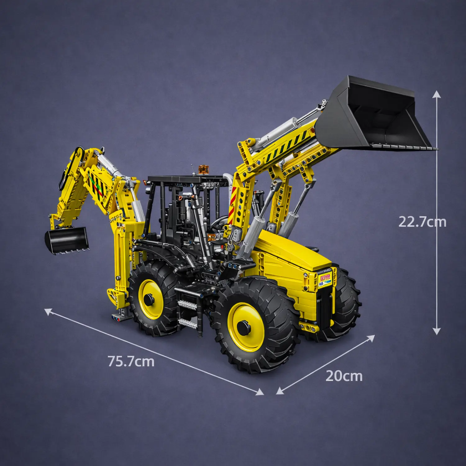 Mould King Technic 17036 BULDOŻER KOPARKA Rinkinys DO UŁOŻENIA aprašymas - Prekės nuotrauka