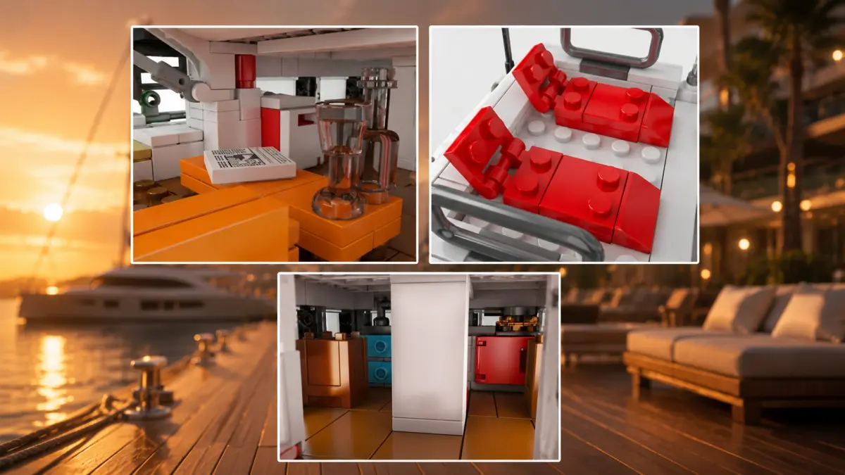 Mould King Mould King Catamaran Sailboat 10217 | Rinkinys klocków | 890 dalys aprašymas - Prekės nuotrauka