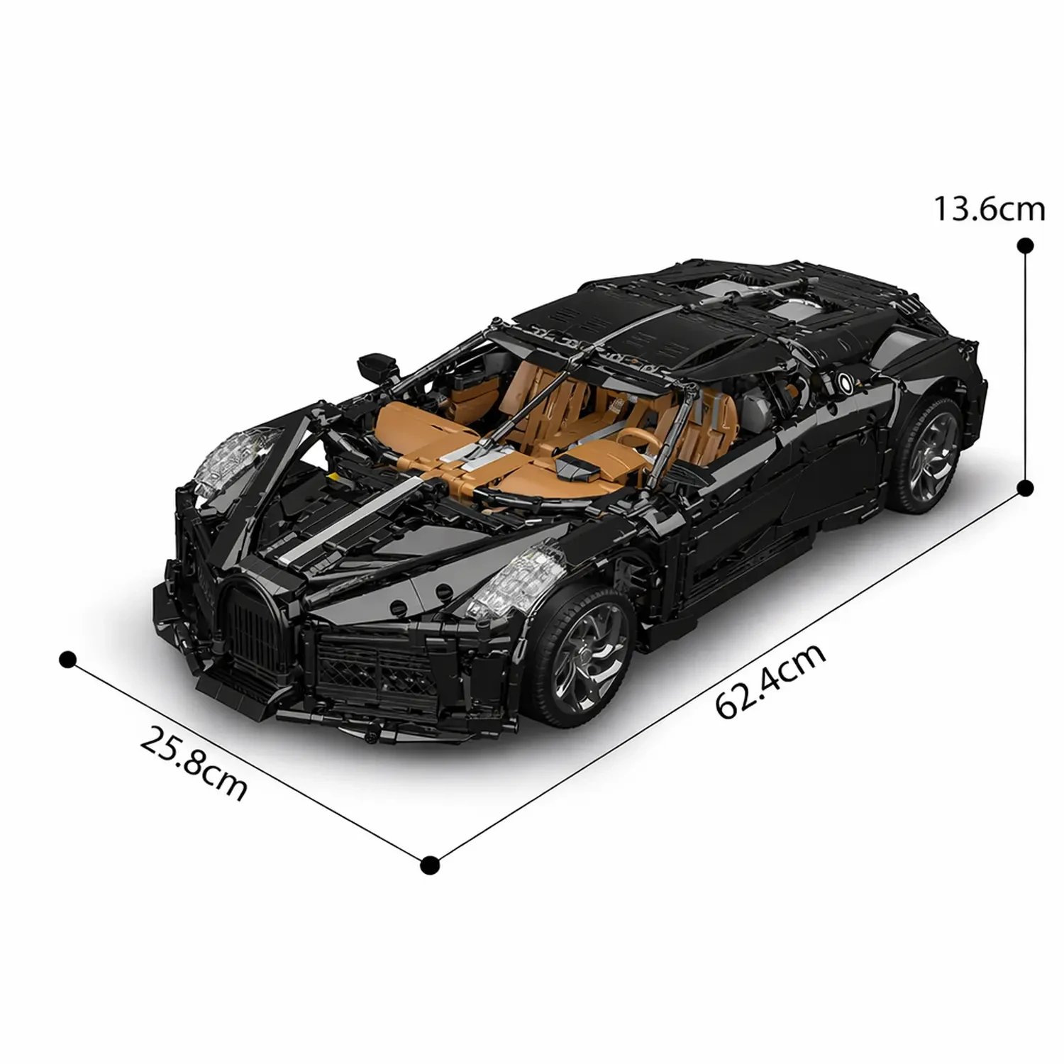 MOULD KING - LA VOITURE NOIRE | SET 13163S - 4800 PCS aprašymas - Prekės nuotrauka