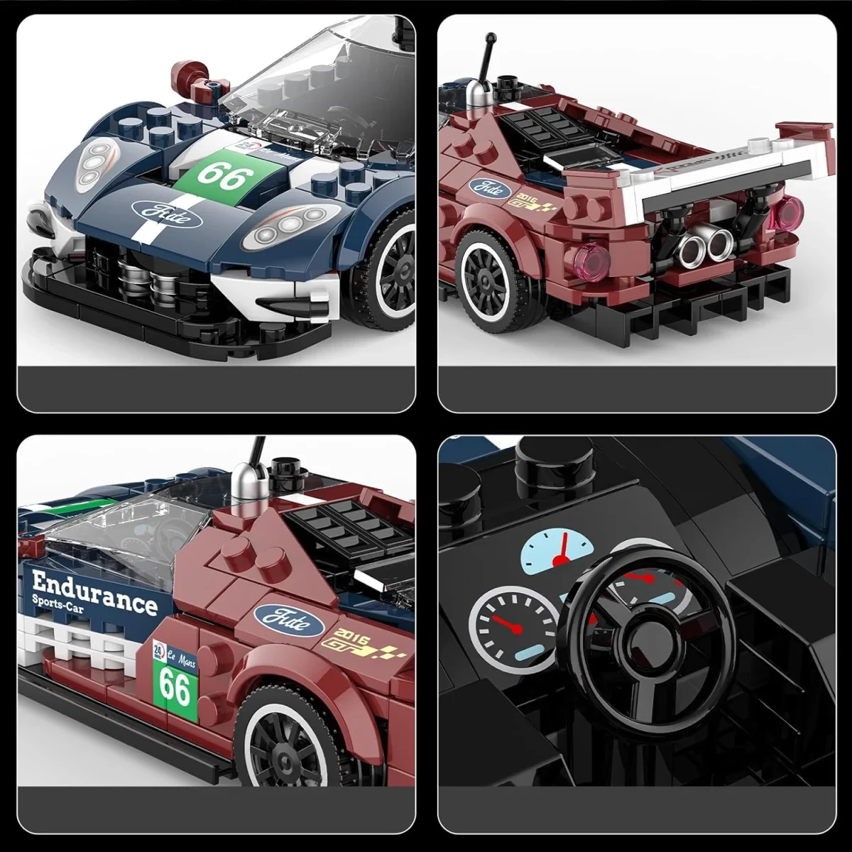 MOULD KING - LEMANS ENDURANCE RACING CAR | SET 27103 - 347 PCS aprašymas - Prekės nuotrauka