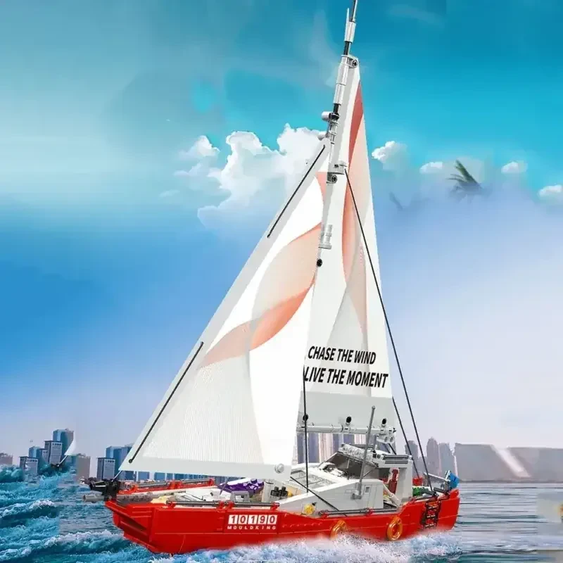 MOULD KING - MODERN SAILBOAT | SET 10190 - 767 PCS aprašymas - Prekės nuotrauka