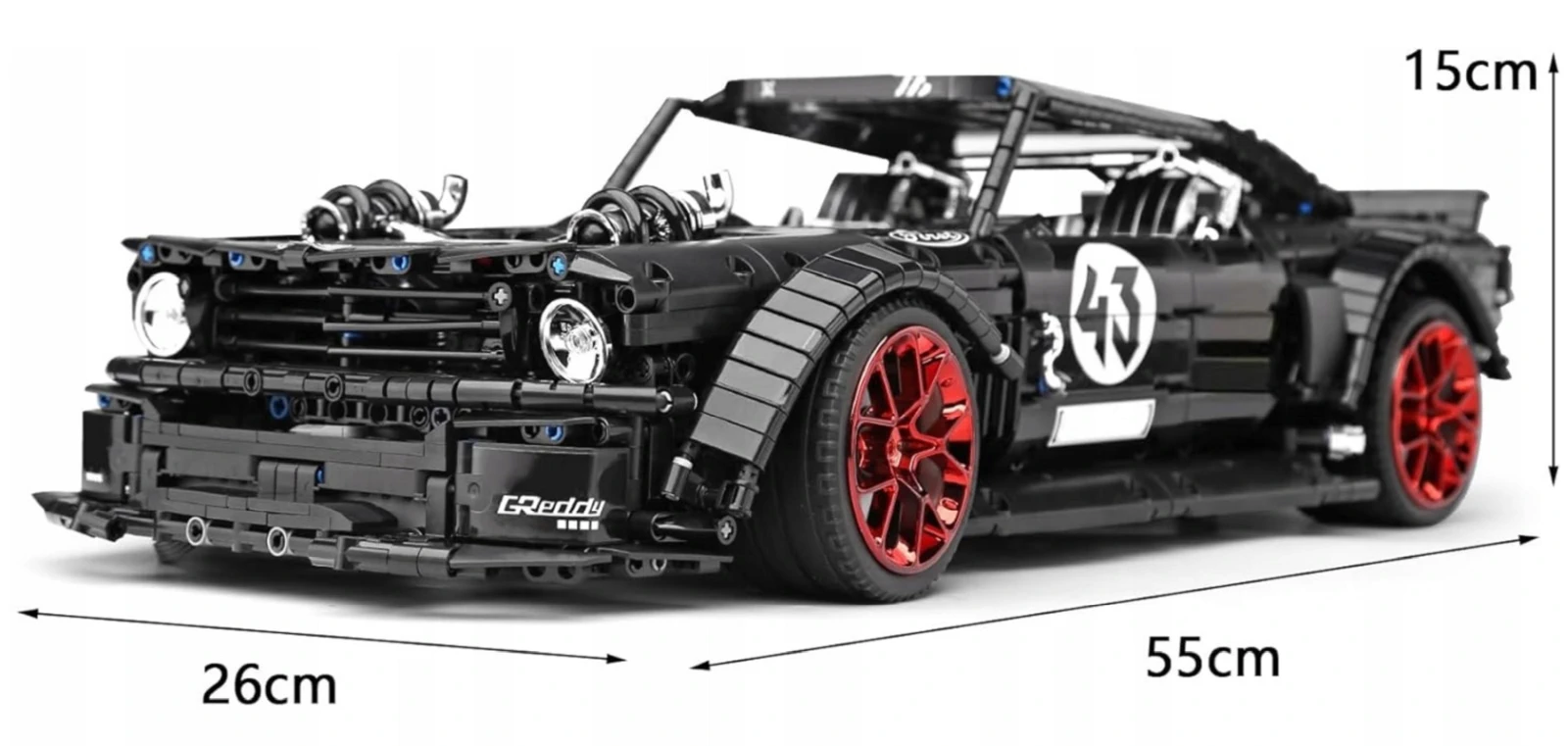 MOULD KING - MUSTANG | SET 13108S - 3201 PCS aprašymas - Prekės nuotrauka