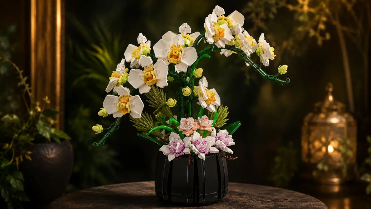 Mould King Mould King Orchid Bonsai 24108 | Rinkinys klocków | 1014 dalys aprašymas - Prekės nuotrauka