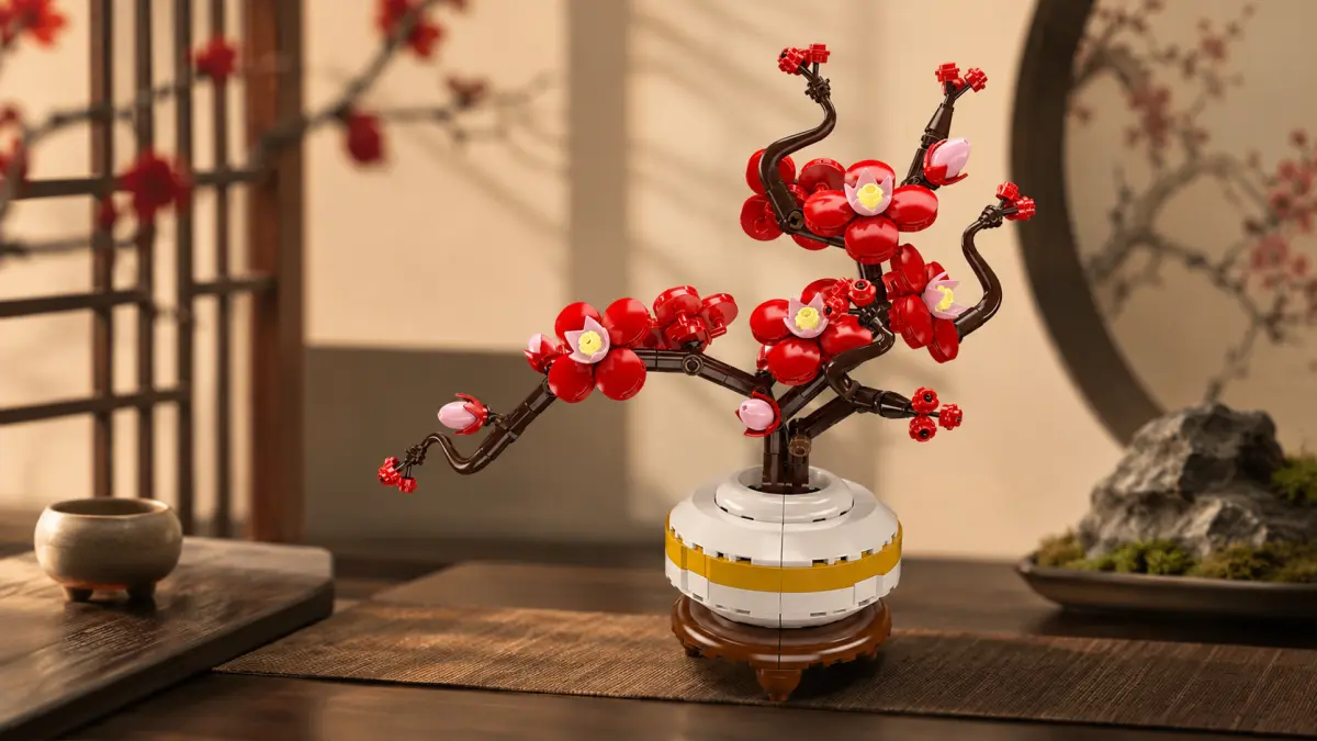 Mould King Polesie Mold King Plum Blossom Botanical 24120 | Rinkinys kaladėlės | 393 dalys aprašymas - Prekės nuotrauka Mould King Polesie Mold King Plum Blossom Botanical 24120 | Rinkinys kaladėlės | 393 dalys aprašymas - Prekės nuotrauka
