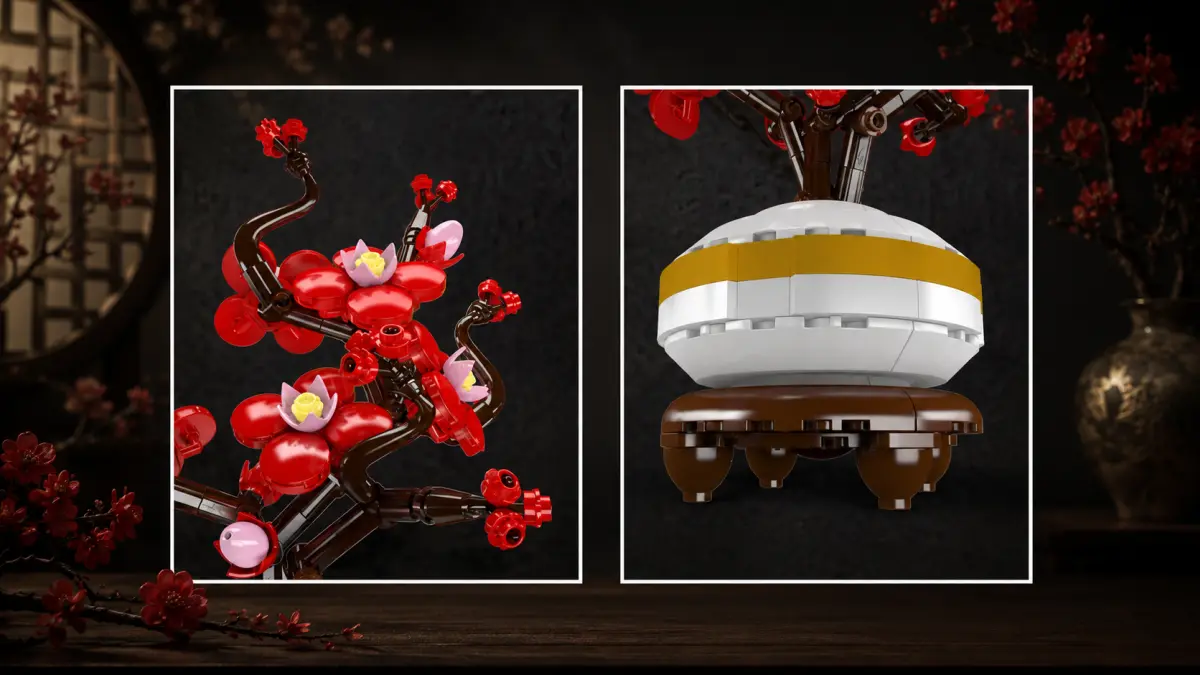 Mould King Polesie Mold King Plum Blossom Botanical 24120 | Rinkinys kaladėlės | 393 dalys aprašymas - Prekės nuotrauka Mould King Polesie Mold King Plum Blossom Botanical 24120 | Rinkinys kaladėlės | 393 dalys aprašymas - Prekės nuotrauka