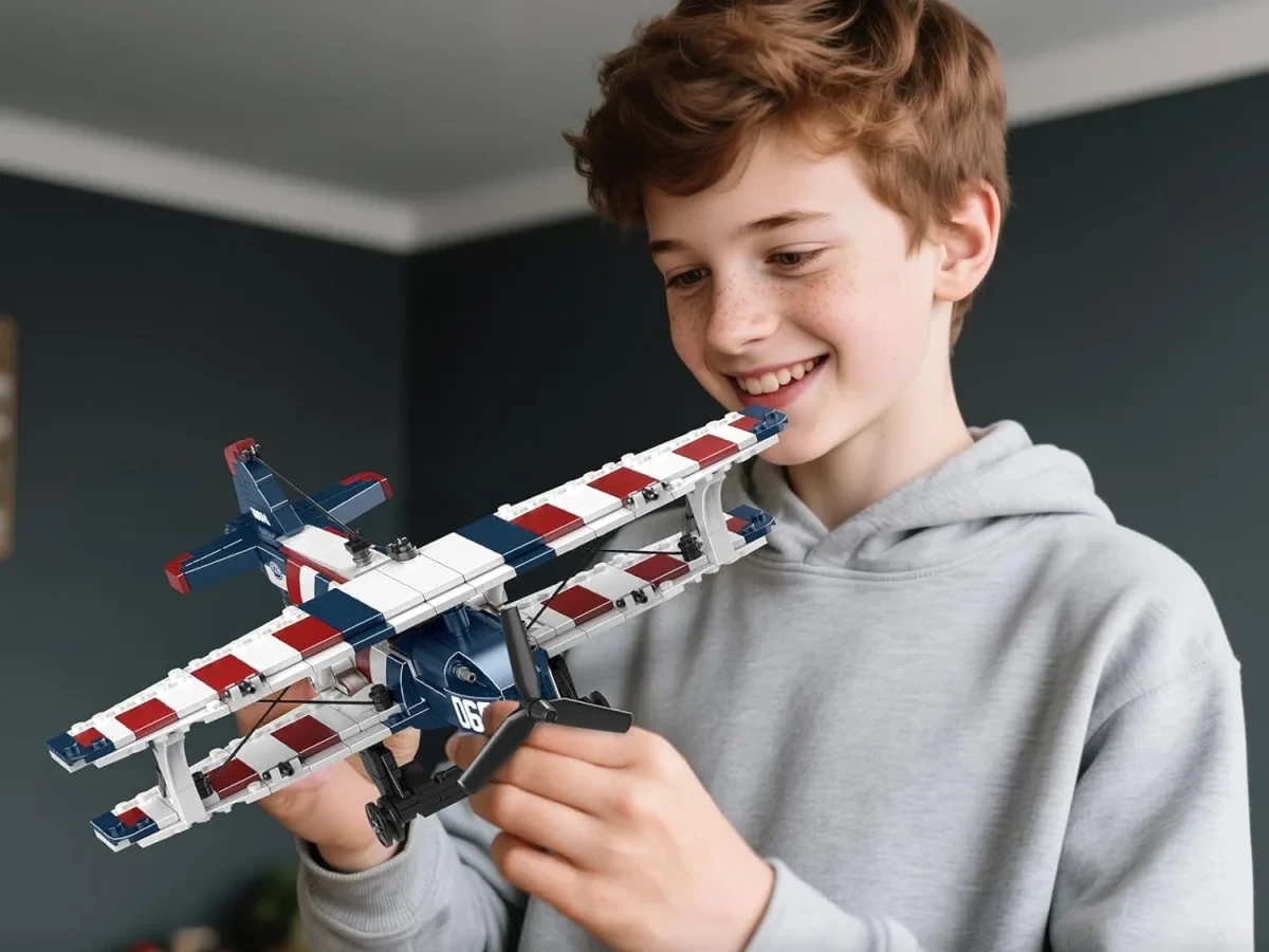 Polesie MOULD KING - RACING BIPLANE - AMERICAN STYLE | SET 24066 - 540 PCS aprašymas - Prekės nuotrauka