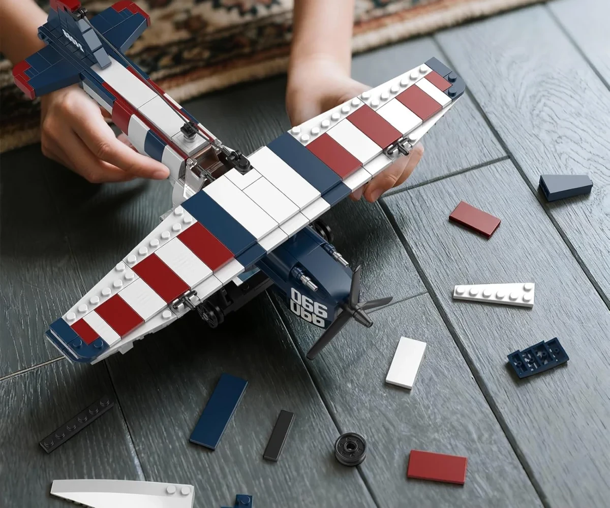 Polesie MOULD KING - RACING BIPLANE - AMERICAN STYLE | SET 24066 - 540 PCS aprašymas - Prekės nuotrauka