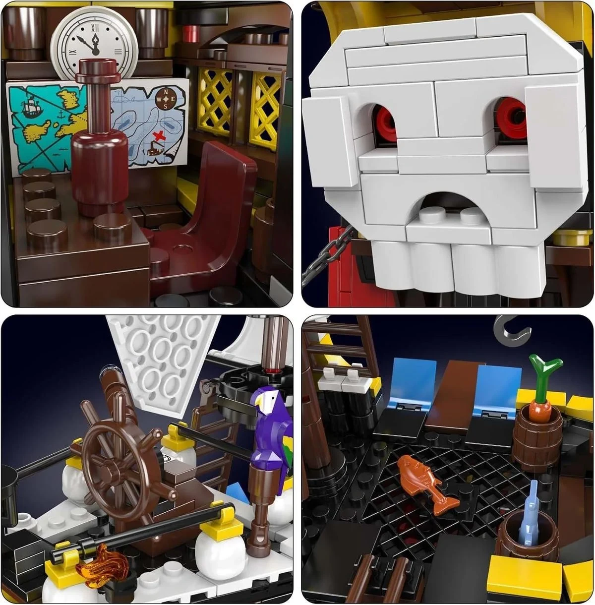 MOULD KING - REDBEARDS REVENGE | SET 10137 - 928 PCS aprašymas - Prekės nuotrauka