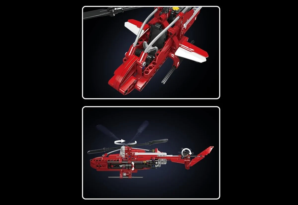 MOULD KING - SPARROW HELICOPTER | SET 24022 - 266 PCS aprašymas - Prekės nuotrauka