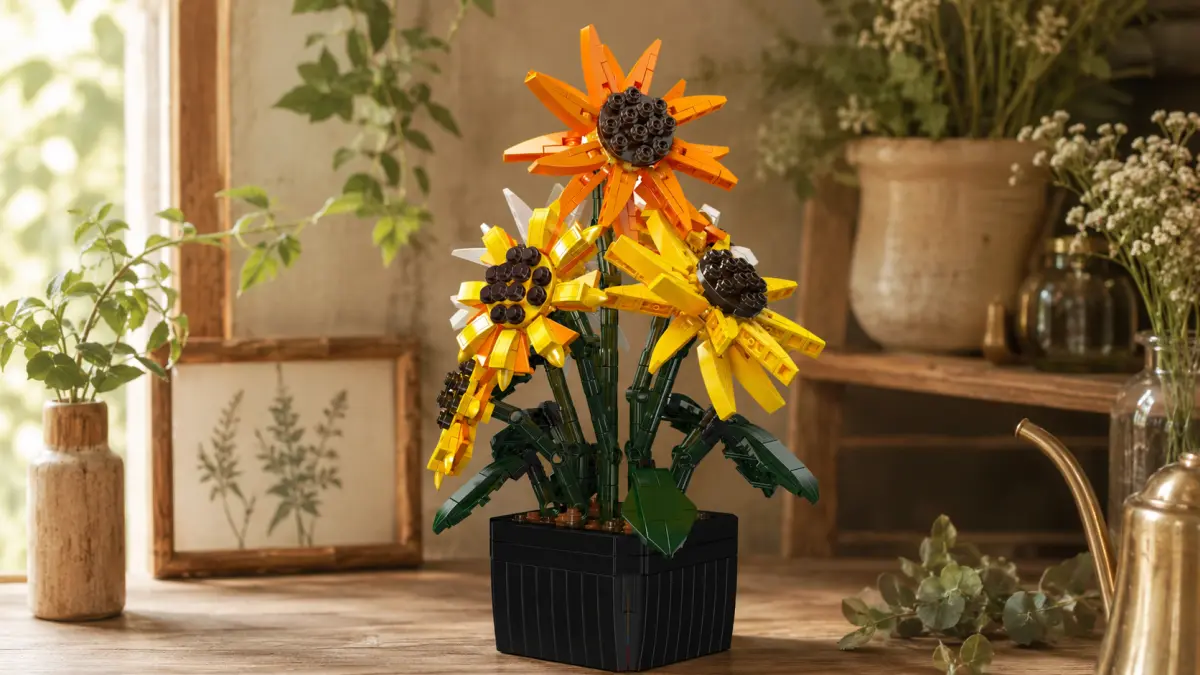 Mould King Sunflower Potted 24111 | Building block set | 854 elements aprašymas - Prekės nuotrauka