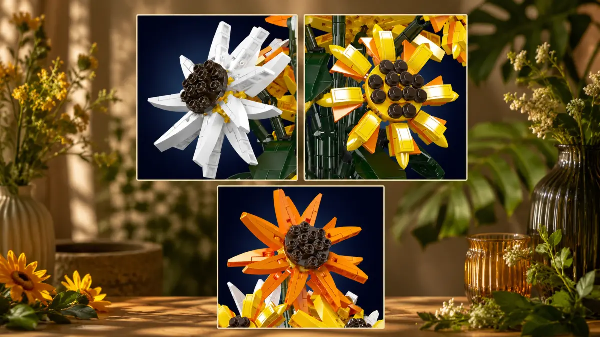 Mould King Sunflower Potted 24111 | Building block set | 854 elements aprašymas - Prekės nuotrauka