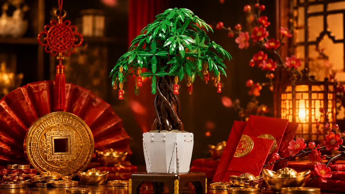 Mould King Mold King 10063S statybiniai blokai Laimės medžio bonsai dekoracija aprašymas - Prekės nuotrauka