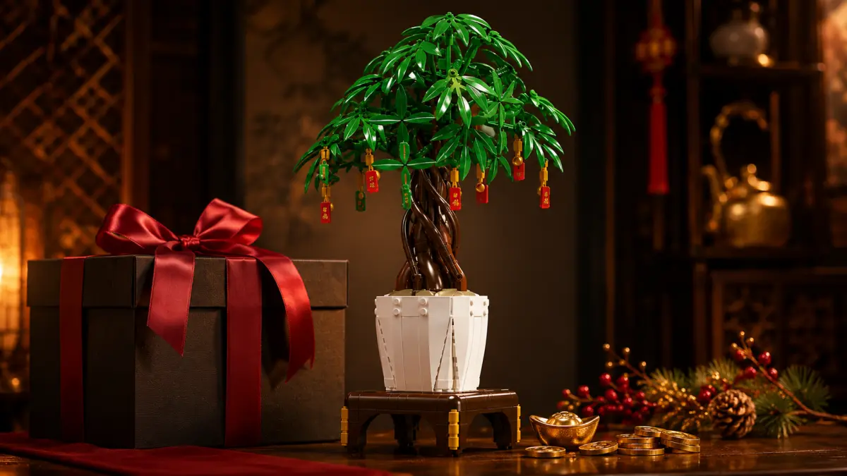 Mould King Mold King 10063S statybiniai blokai Laimės medžio bonsai dekoracija aprašymas - Prekės nuotrauka