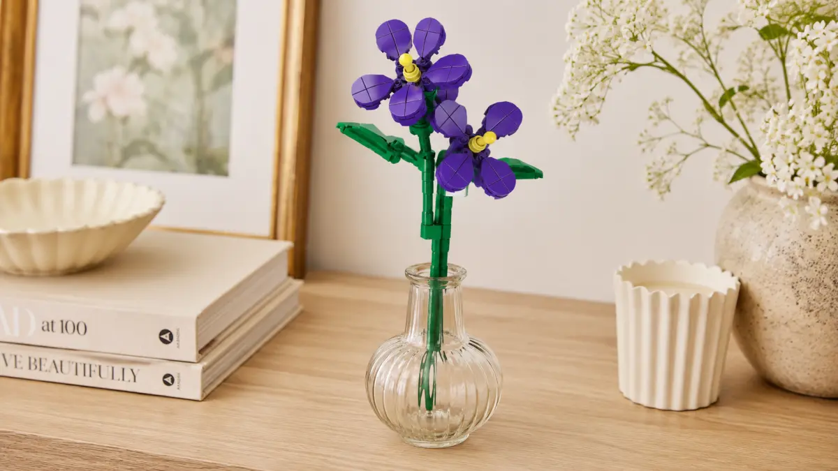 Mould King Gėlių violetinės - MOLD KING kaladėlės 145 vnt. TECHNIKA 24014 aprašymas - Prekės nuotrauka