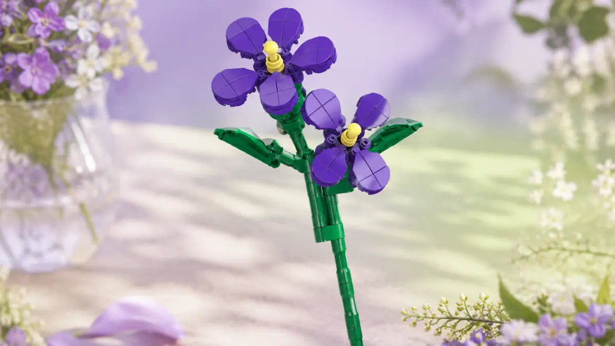 Mould King Gėlių violetinės - MOLD KING kaladėlės 145 vnt. TECHNIKA 24014 aprašymas - Prekės nuotrauka