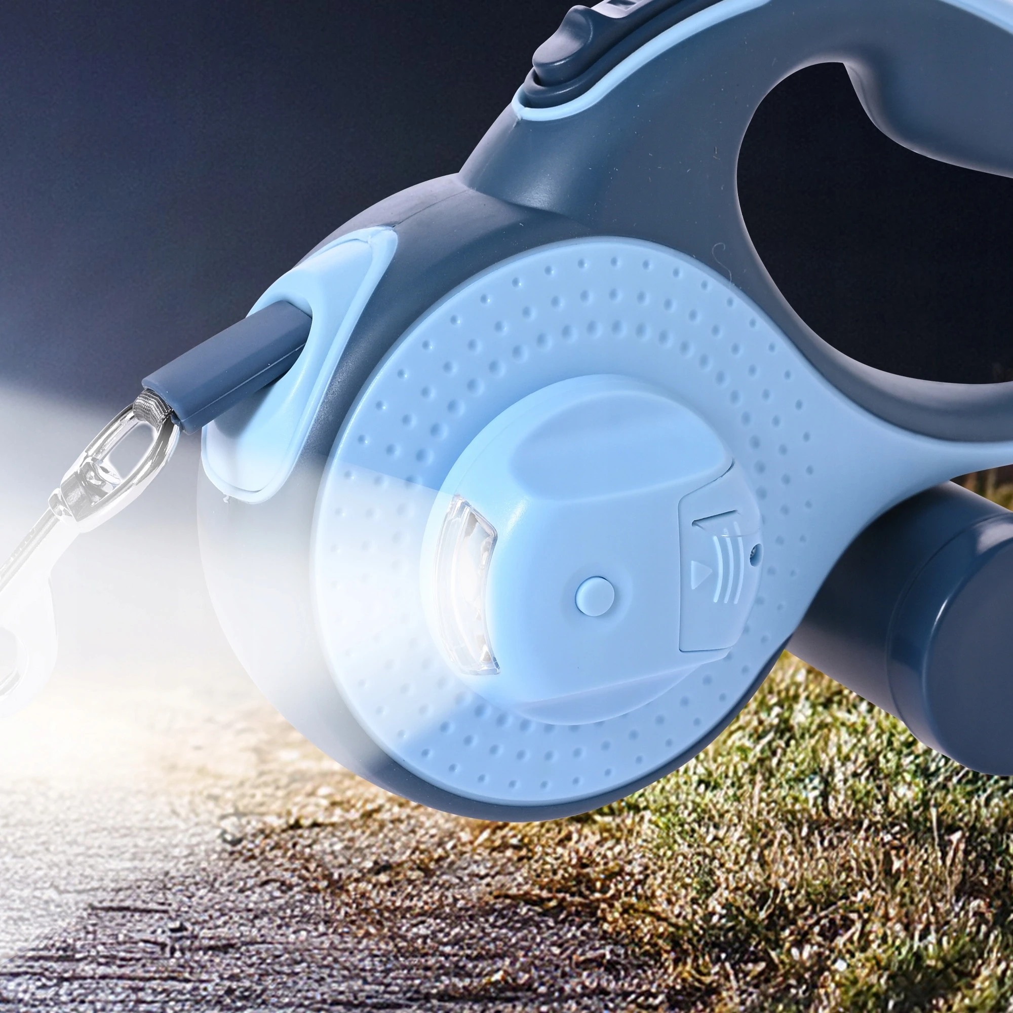Extralink PUPILPLANET automatinis pavadėlis 5 m su LED apšvietimu ir maišeliu aprašymas - Prekės nuotrauka Extralink PUPILPLANET automatinis pavadėlis 5 m su LED apšvietimu ir maišeliu aprašymas - Prekės nuotrauka