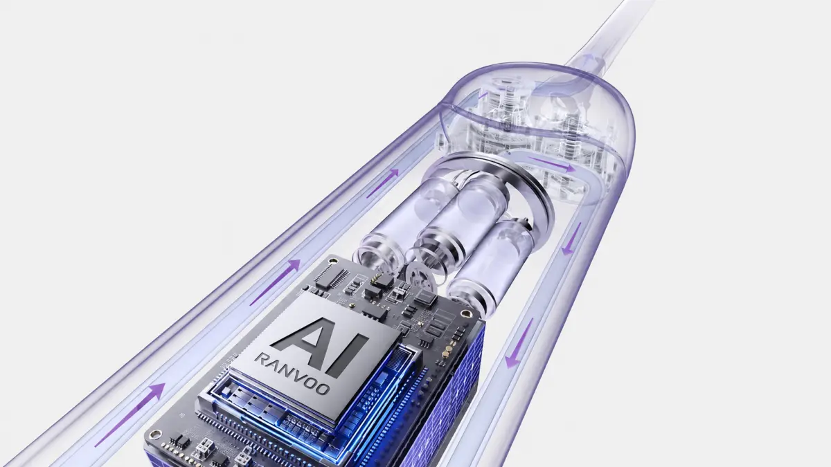 RANVOO PQ5 Pure | Electric dantų šepetėlis | Violetinė aprašymas - Prekės nuotrauka