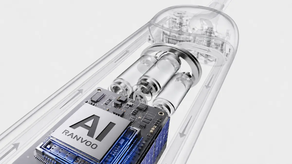 RANVOO PQ5 Pure | Electric dantų šepetėlis | Sidabrinis aprašymas - Prekės nuotrauka