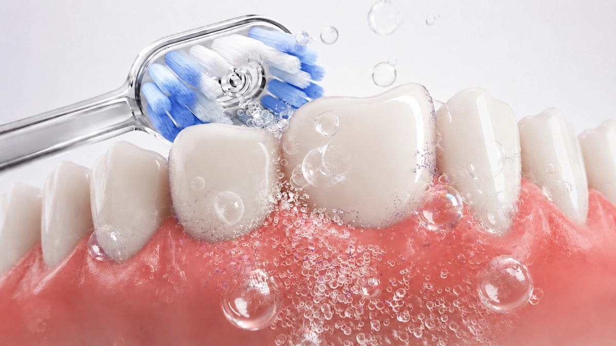 RANVOO PQ5 toothbrush head - mėlynas aprašymas - Prekės nuotrauka