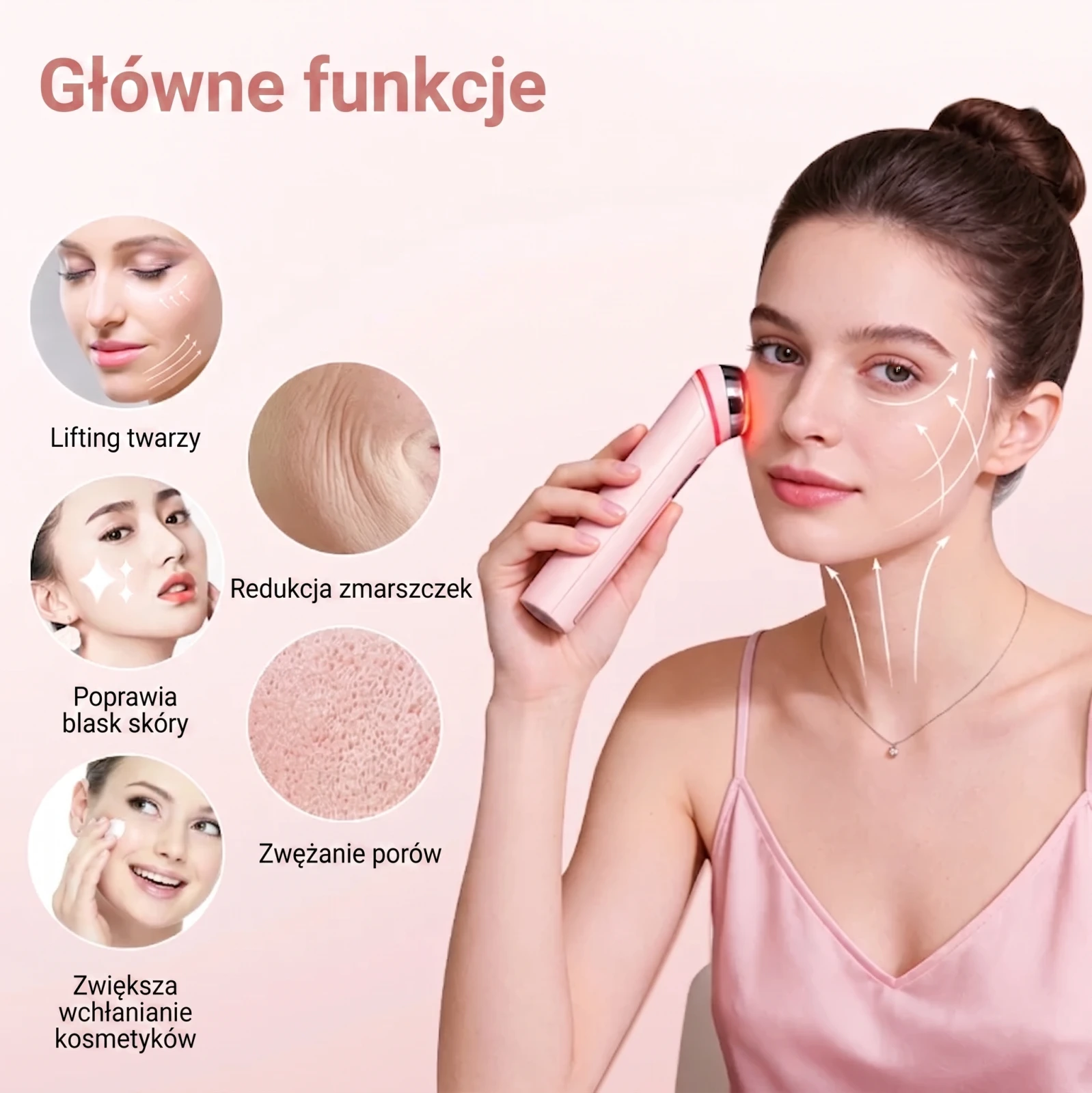 Extralink Stay Beauty Booster Rožinė, Facial care device, aprašymas - Prekės nuotrauka