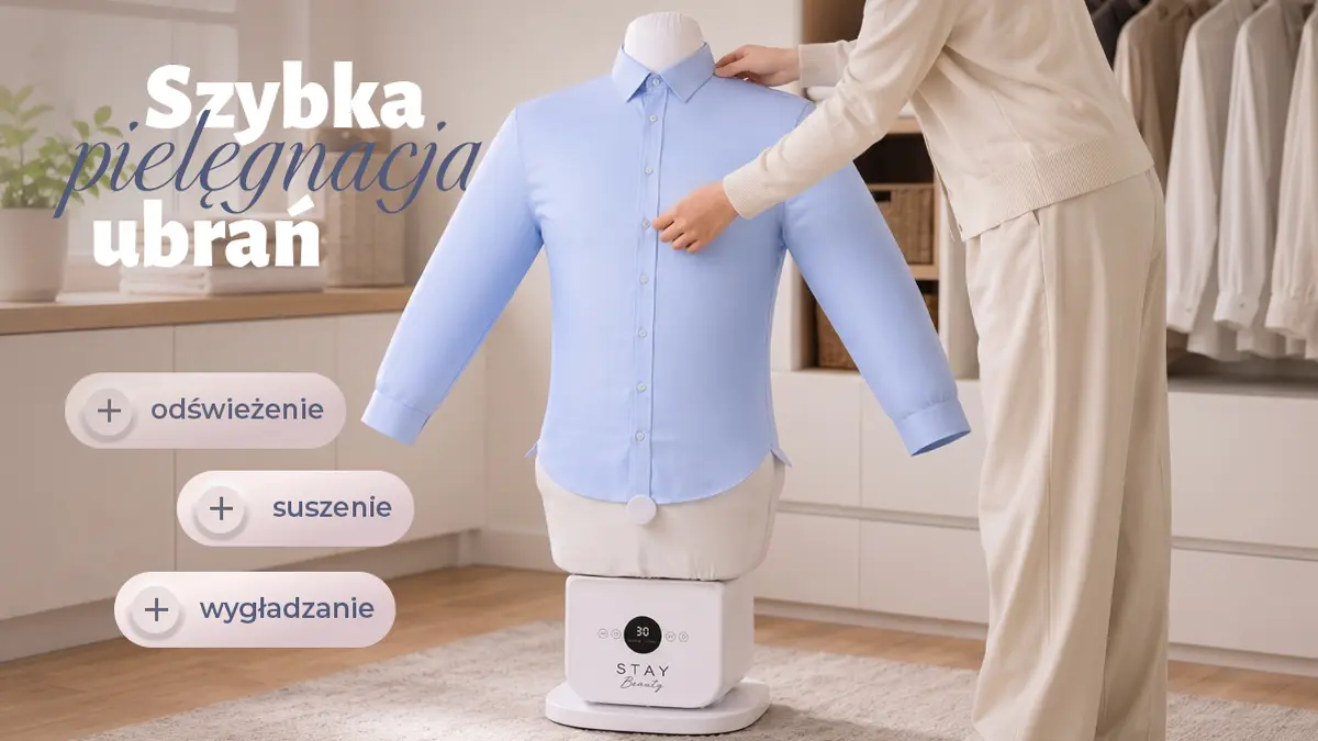 Extralink STAY BEAUTY PRASOWNICA DO UBRAN MANEKIN 1400W aprašymas - Prekės nuotrauka