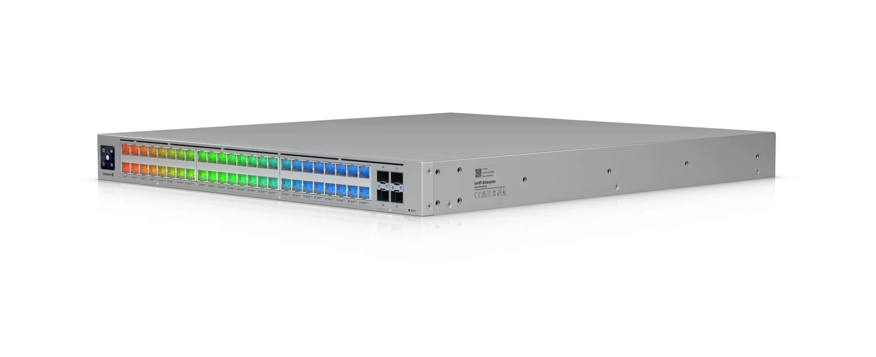 Šakotuvas Ubiquiti UniFi ECS-48-PoE, valdomas, L2/L3, 10G Ethernet (100/1000/10000), maitinimas per Ethernet (PoE), montuojamas ant stovo, 1U aprašymas - Prekės nuotrauka