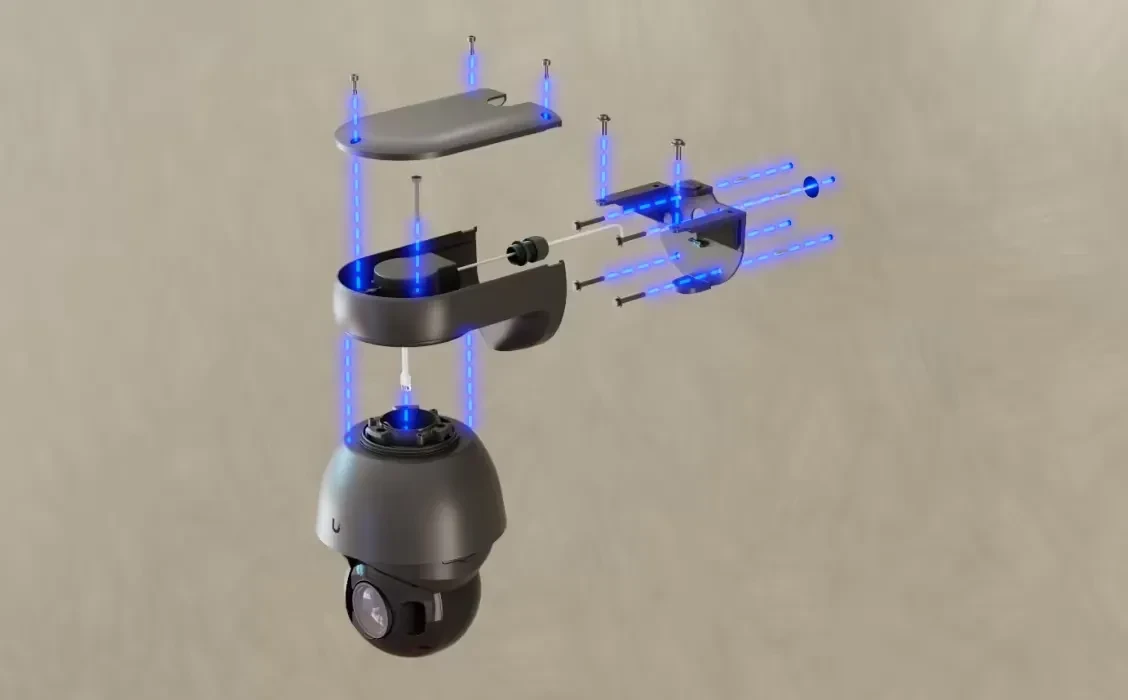 UBIQUITI UVC-AI-PTZ-PRECISION-B INDUSTRIAL 4K PTZ CAMERA, 31X OPTICAL ZOOM, LIDAR TECHNOLOGY aprašymas - Prekės nuotrauka