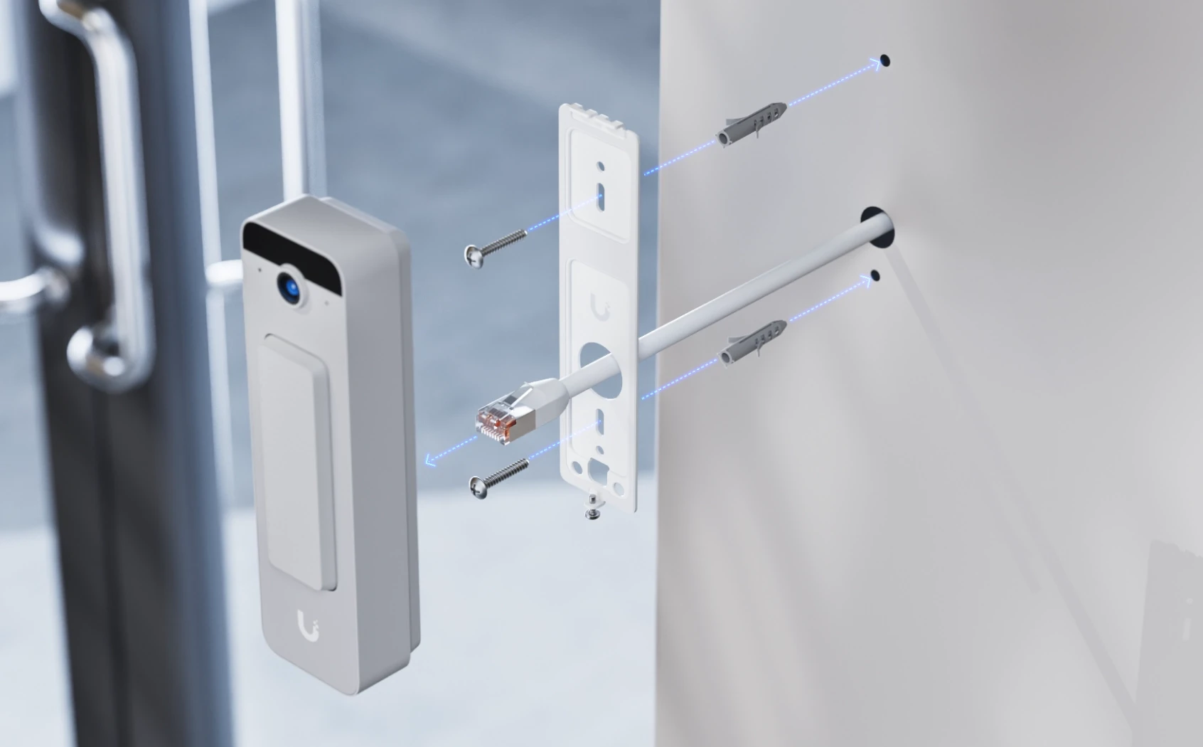 UBIQUITI UVC-DOORBELL-LITE-W aprašymas - Prekės nuotrauka