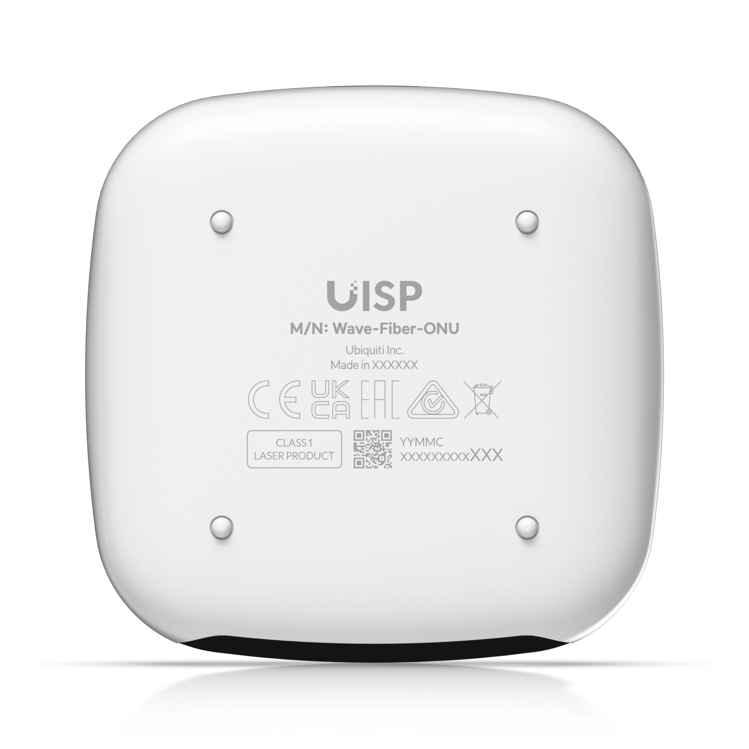Šakotuvas Ubiquiti WaveFiber ONU tinklo keitiklis 2488 Mbit/s 1490 nm Juoda, Balta aprašymas - Prekės nuotrauka