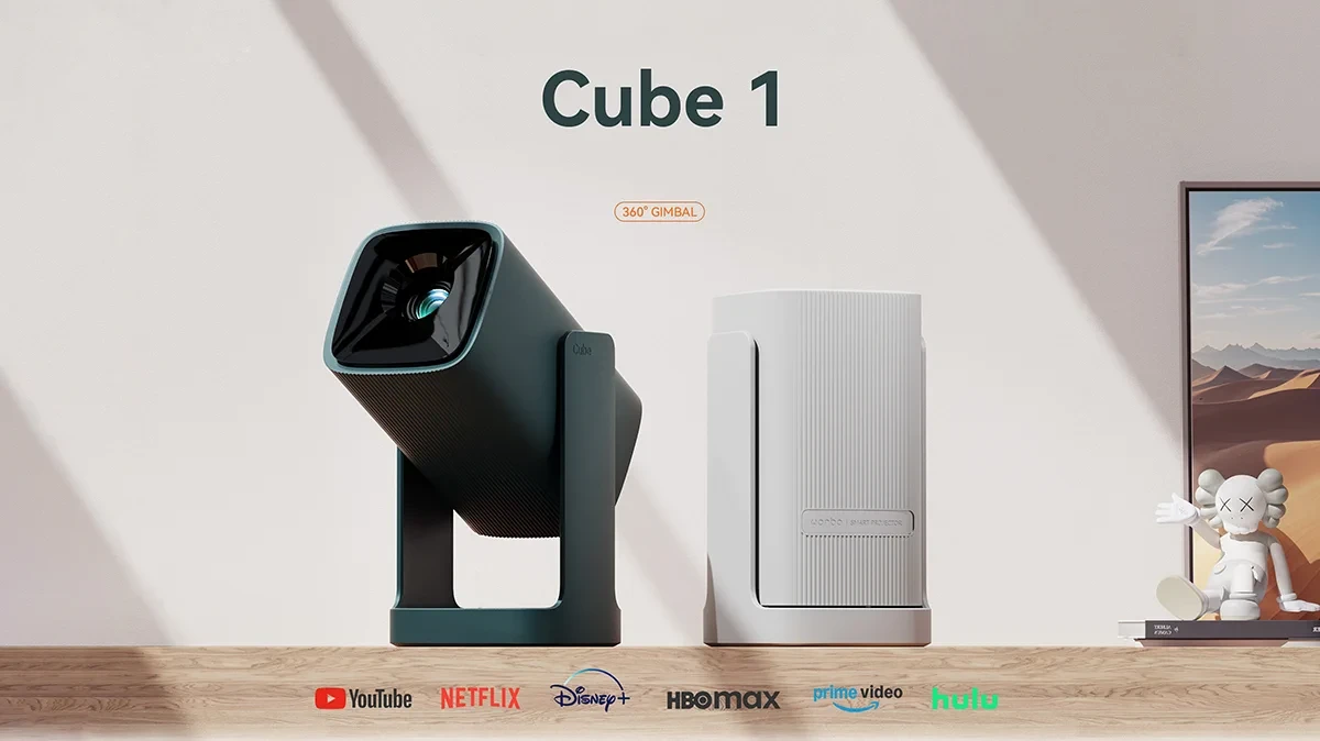 Projektorius Wanbo Cube 1 Baltas aprašymas - Prekės nuotrauka