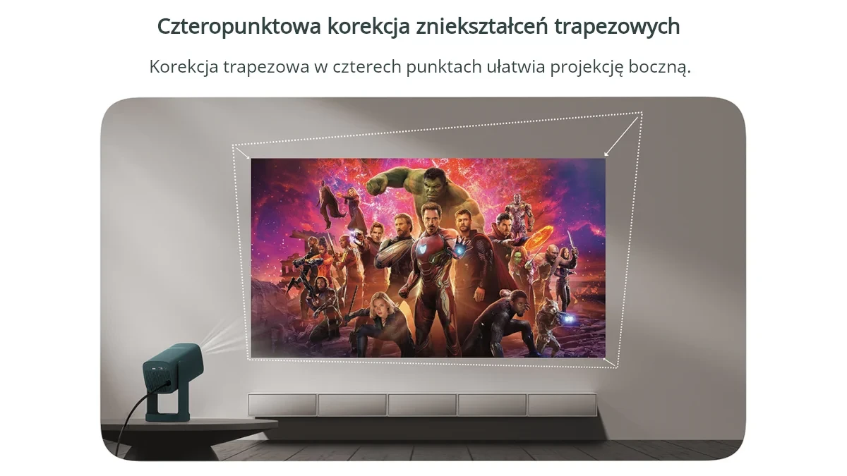 Projektorius Wanbo Cube 1 Baltas aprašymas - Prekės nuotrauka