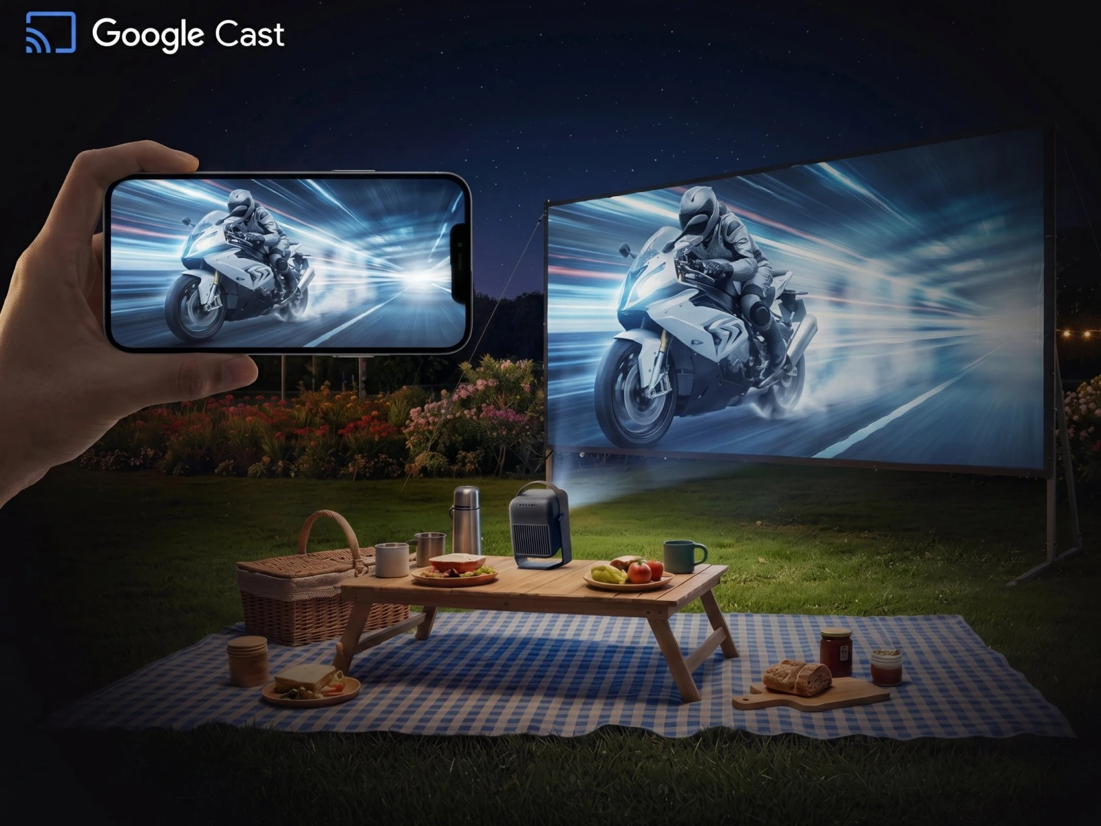 Wanbo ToGo Pro | Portable Projektorius | Built-in battery, 500 ANSI, 1080p, Google TV aprašymas - Prekės nuotrauka