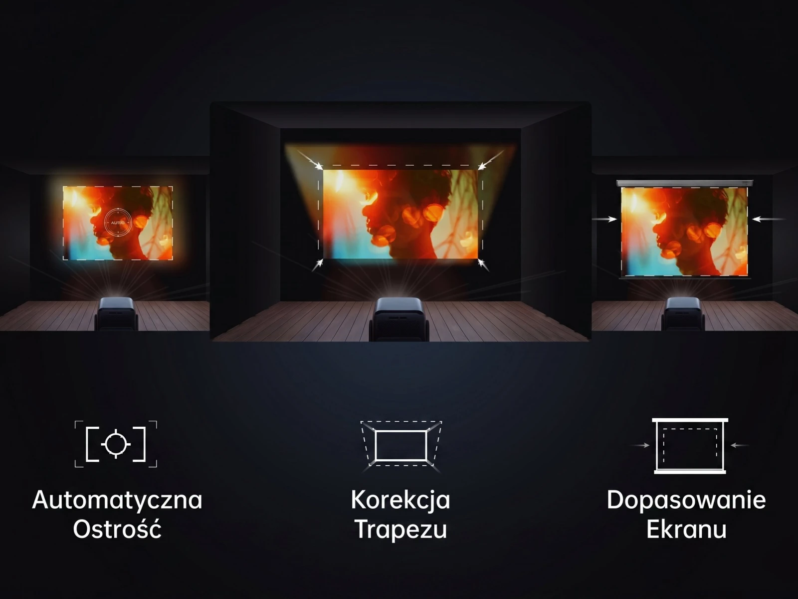 Wanbo ToGo Pro | Portable Projektorius | Built-in battery, 500 ANSI, 1080p, Google TV aprašymas - Prekės nuotrauka