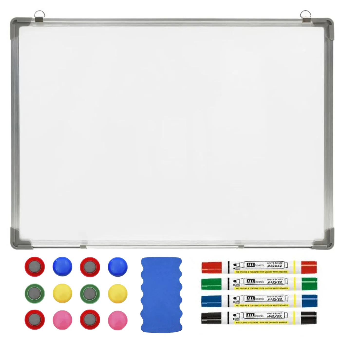 Extralink | Magnetinė sausai valoma lenta | balta, 60 x 90 cm + priedai aprašymas - Prekės nuotrauka
