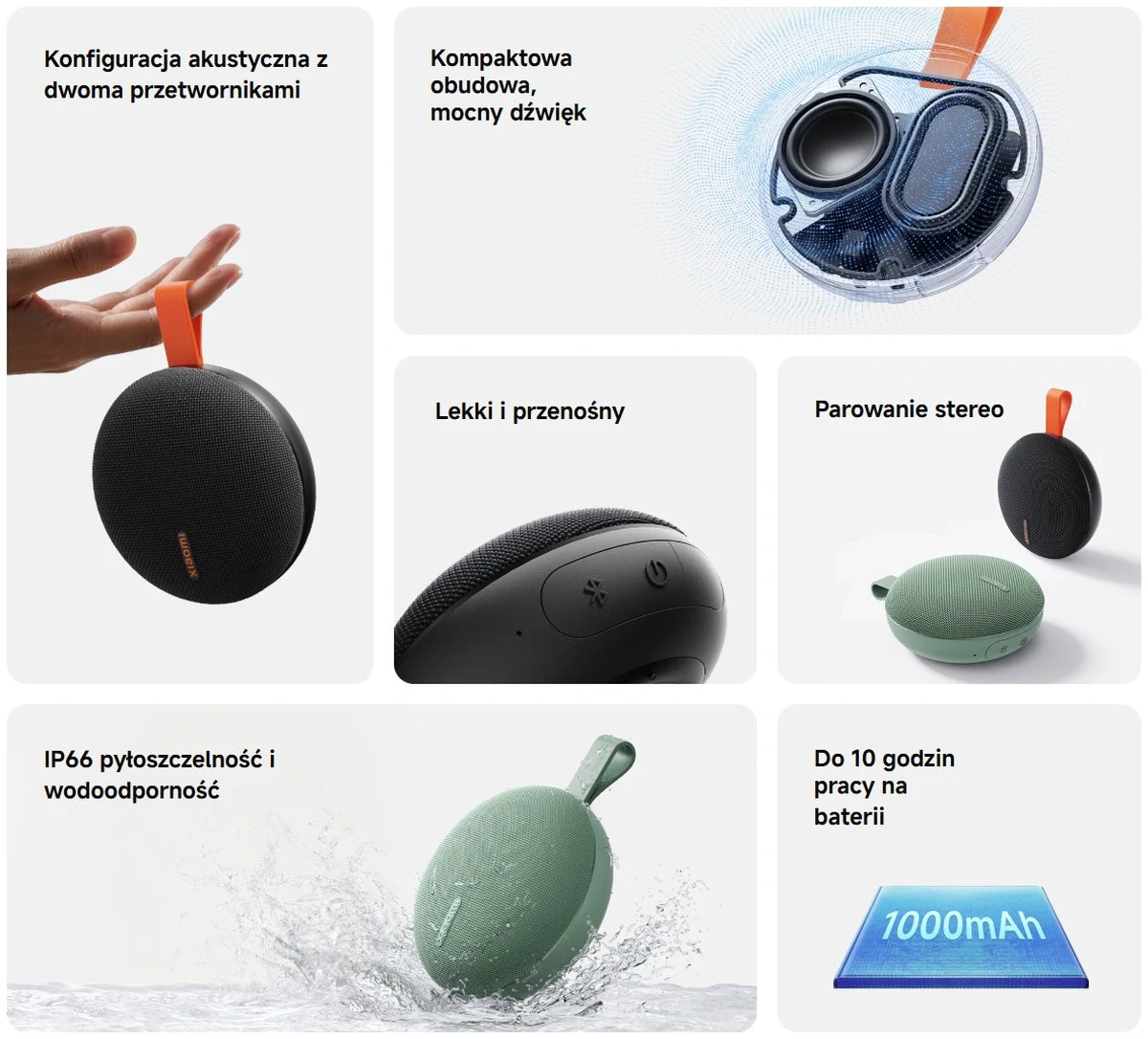 Xiaomi Bluetooth Speaker Essential, Juodas | Xiaomi aprašymas - Prekės nuotrauka