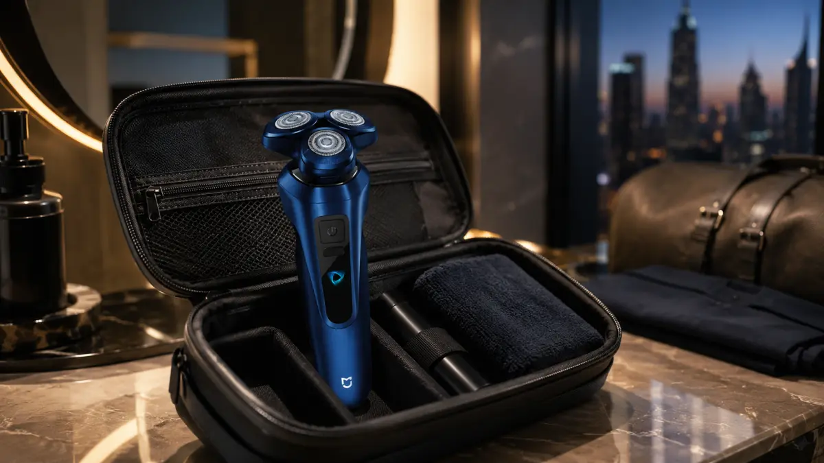 Barzdaskutė Xiaomi Mijia Electric Shaver Pro Portable EU, Mėlyna | Xiaomi aprašymas - Prekės nuotrauka