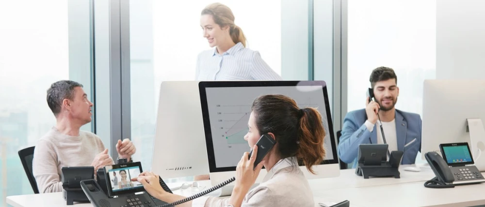 Yealink SIP-T53C VoIP telefonas, 2x RJ45 1000Mb/s, ekranas, PoE, USB aprašymas - Prekės nuotrauka